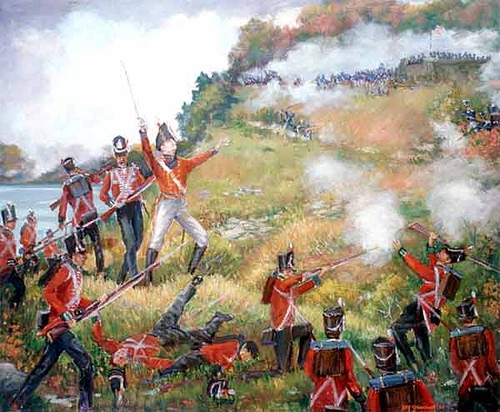 General Brock Leads the Charge up Queenston Heights