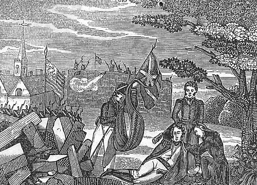 Death of General Pike at the Battle of York