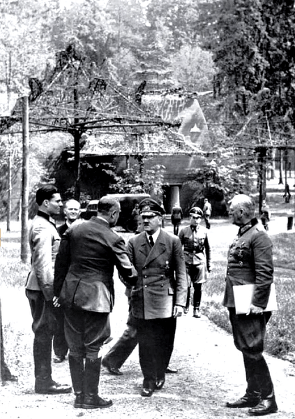 Hitler & Stauffenberg at the Wolf's Lair