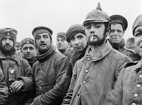 British & German Troops, Christmas Truce.