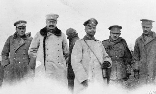 British & German Officers, Christmas Truce