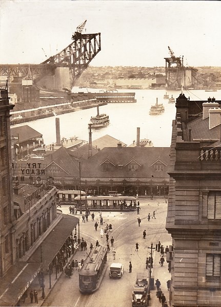 Sydney Harbour Bridge Construction