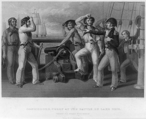 Commodore Perry at the Battle of Lake Erie