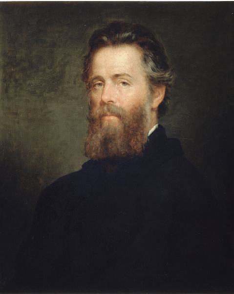 Herman Melville, 1870 (by Joseph Oriel Eaton, Public Domain)