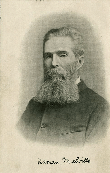 Portrait Postcard of Herman Melville