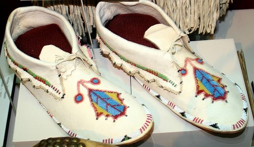 Kiowa Beaded Moccasins