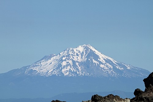 Mount Shasta in the Siskiyou Mountains, California