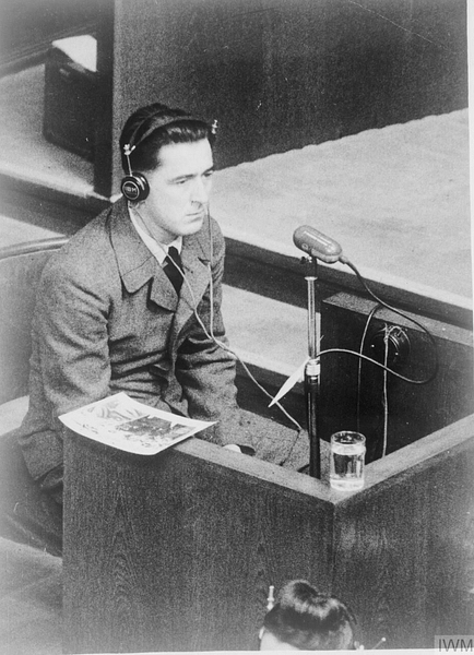 Camp Guard Giving Evidence at Nuremberg