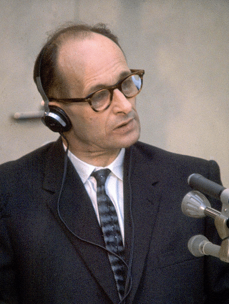 Adolf Eichmann, 1961 (by Israel Government Press Office, Public Domain)