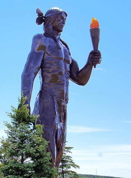 Glooscap Monument, Millbrook First Nation, Nova Scotia