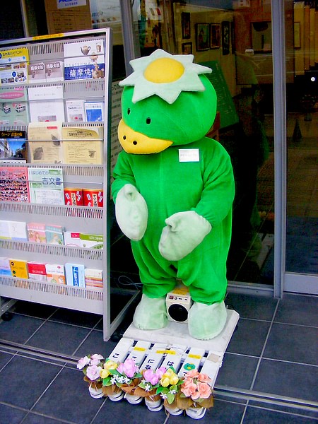 Kappa in front of a Store in Tokyo