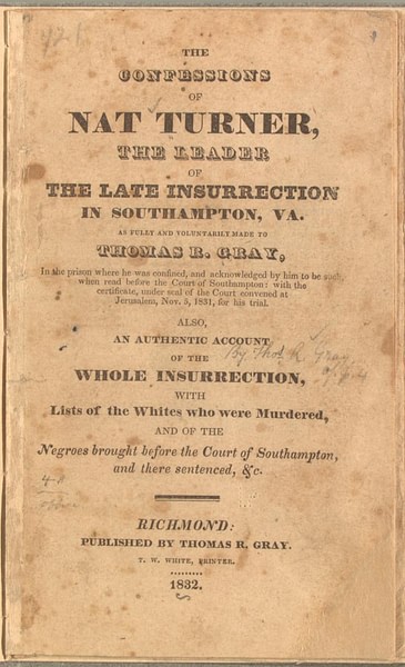 Révolte de Nat Turner - Encyclopédie de l'Histoire du Monde