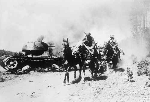 German Troops on Horseback,  Operation Barbarossa