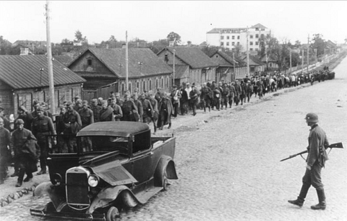 Soviet Prisoners, Minsk, 1941