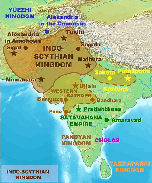hinduism origin map
