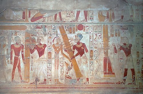 Djed Sütunları, Osiris Salonu, Abydos