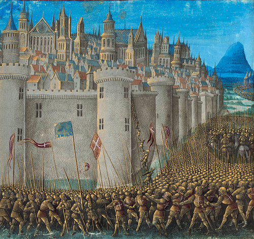 The Siege of Antioch, 1098 CE (Illustration) - World History 