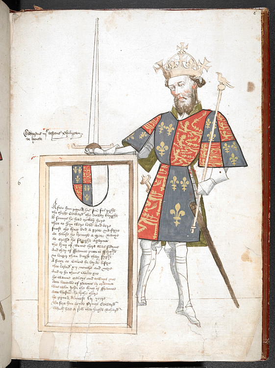 Drawing of Edward III of England (Illustration) - World History ...
