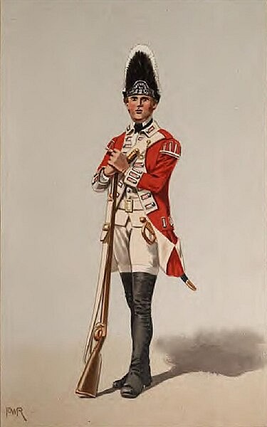 British Grenadier, 40th Regiment of Foot, 1767 (Illustration) - World ...