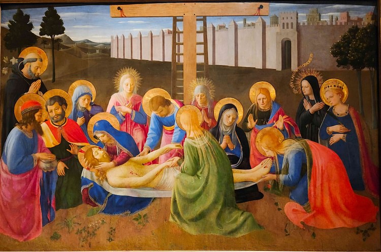 Lamentation over the Dead Christ by Beato Angelico