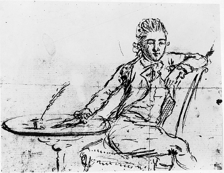 Self-portrait of John André Before his Execution