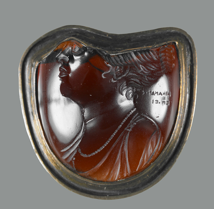 Garnet Intaglio of a Ptolemaic Queen