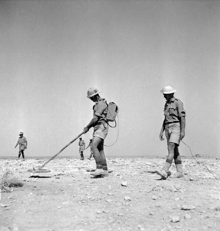 South African Troops Minesweeping