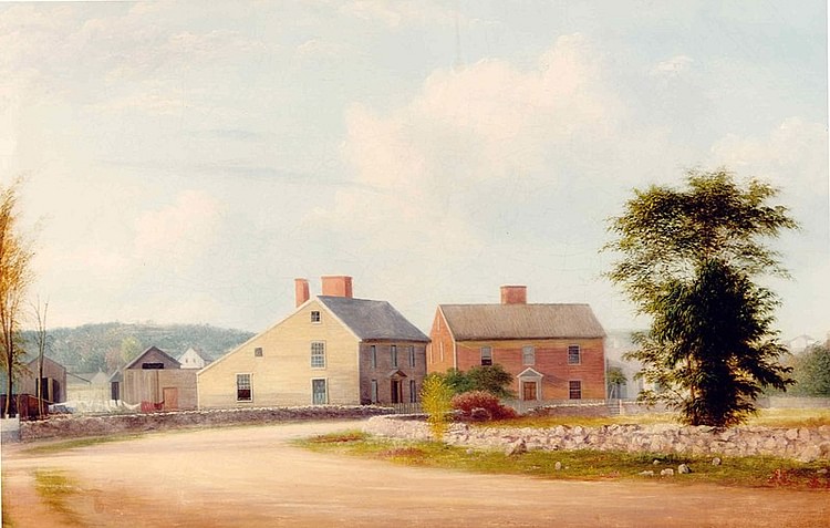 Birthplace of John Adams and John Quincy Adams in Braintree, MA