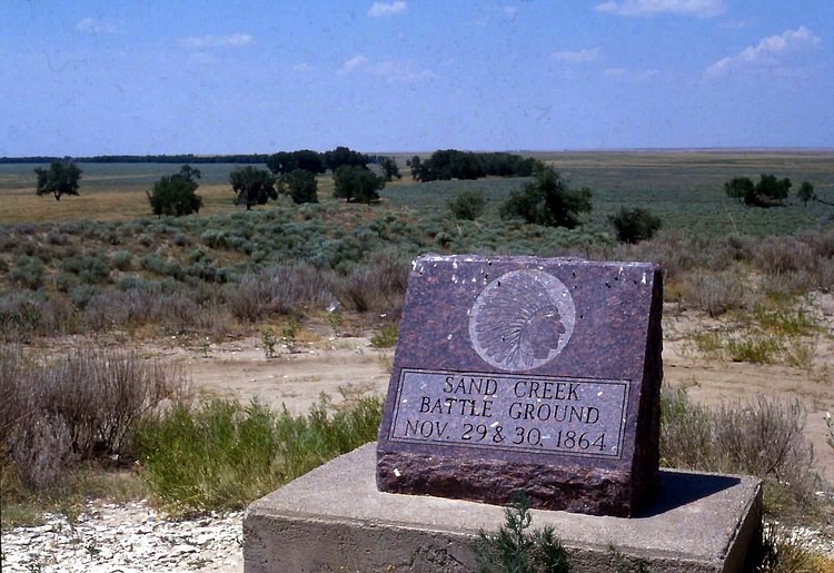 Sand Creek Battle Ground Marker