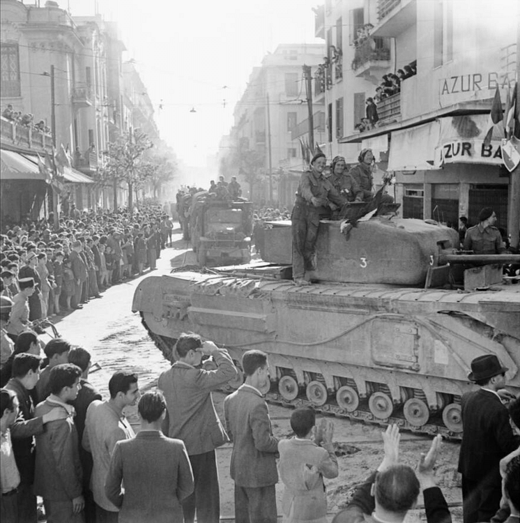 Allied Victory Parade, Tunis, 1943