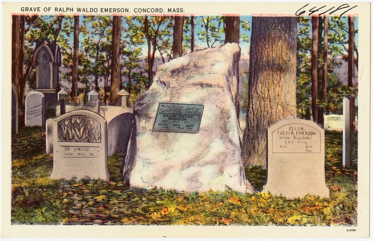 Grave of Ralph Waldo Emerson