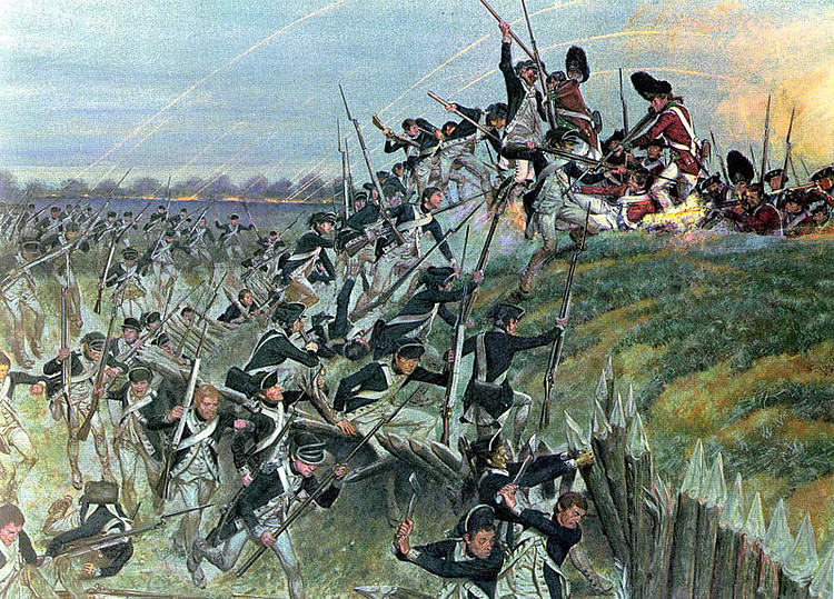 Storming of Redoubt 10 at Yorktown