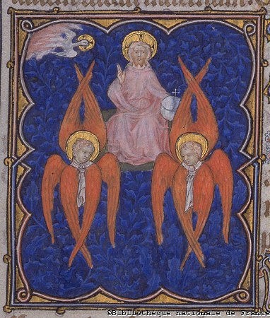 God Surrounded by Seraphim