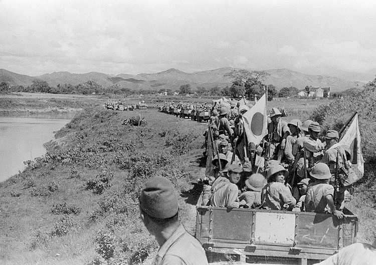 Japanese Troops Enter French Indochina, 1940