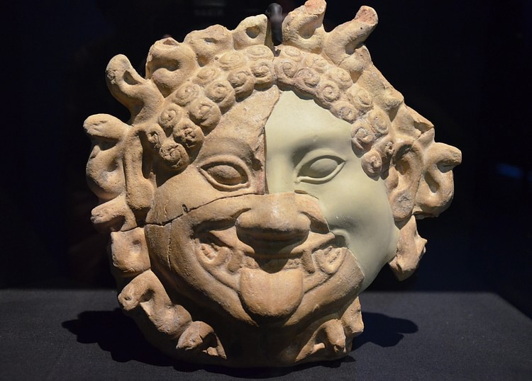 Antefix with a Gorgon Head