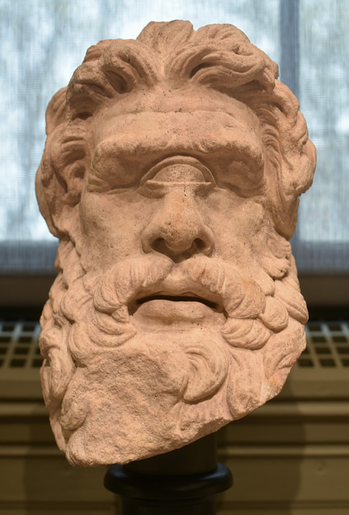 Marble Head of Polyphemus