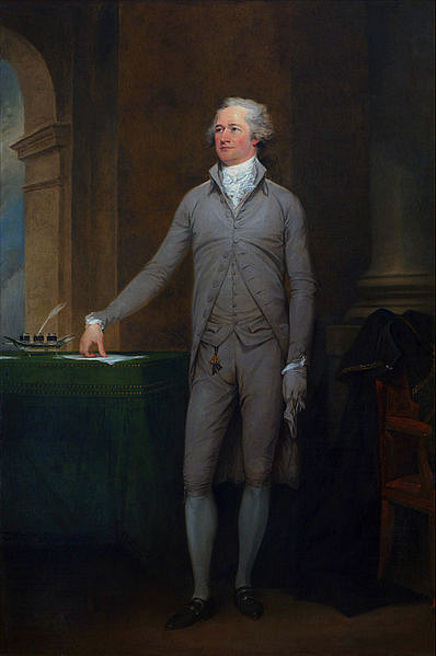 Alexander Hamilton as Treasury Secretary, 1792