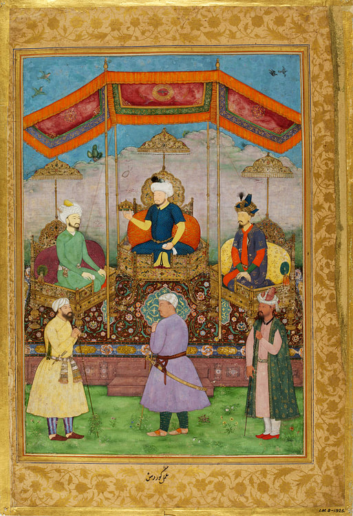 Timur Handing the Crown to Babur