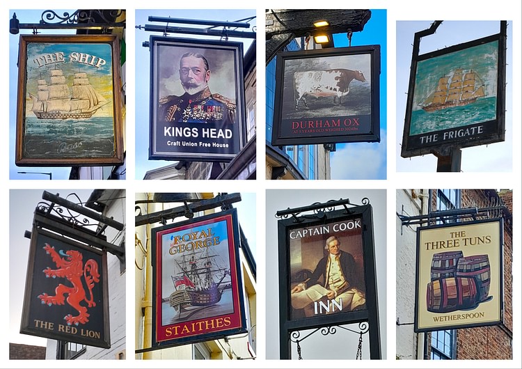 English Pub Signs