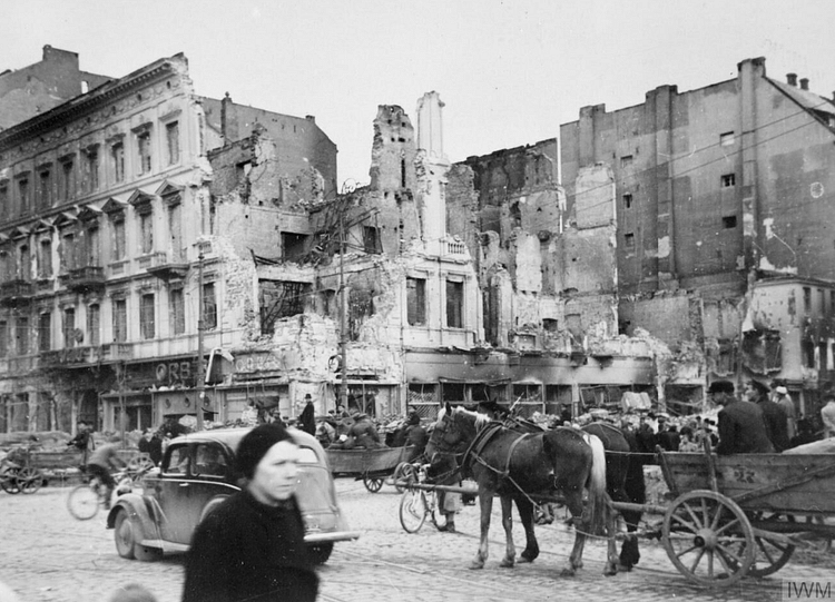 Warsaw after the German Invasion, 1939