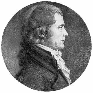 Engraving of John Marshall, 1808