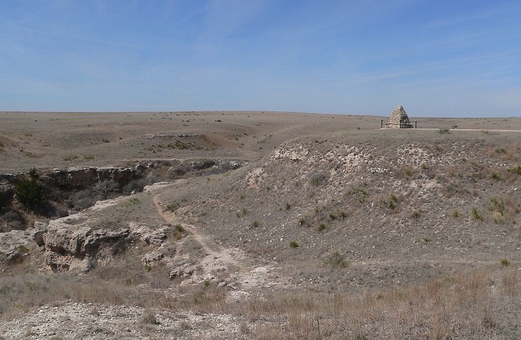 Monument at Battle Canyon