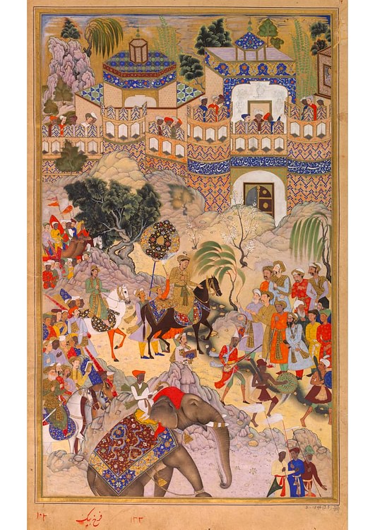 Folio from Akbarnama