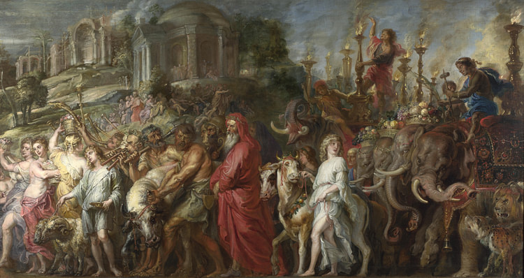 A Roman Triumph by Rubens