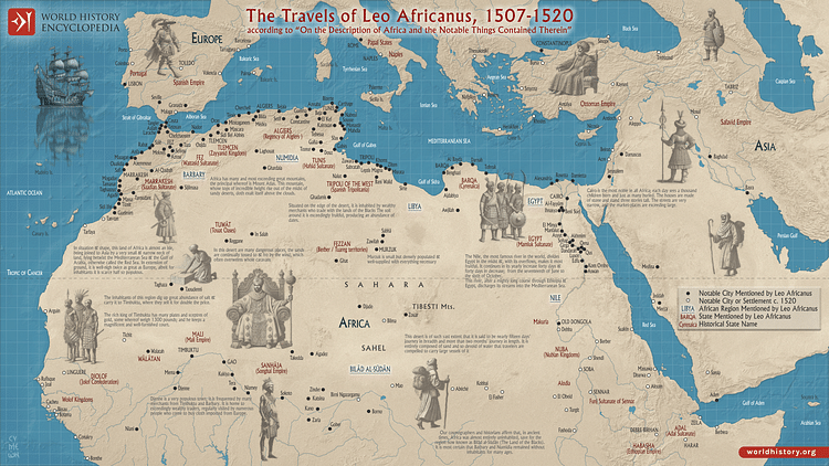 The Travels of Leo Africanus, 1507-1520