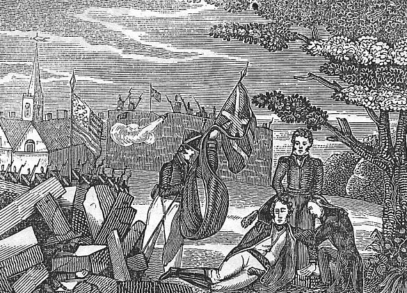 Death of General Pike at the Battle of York