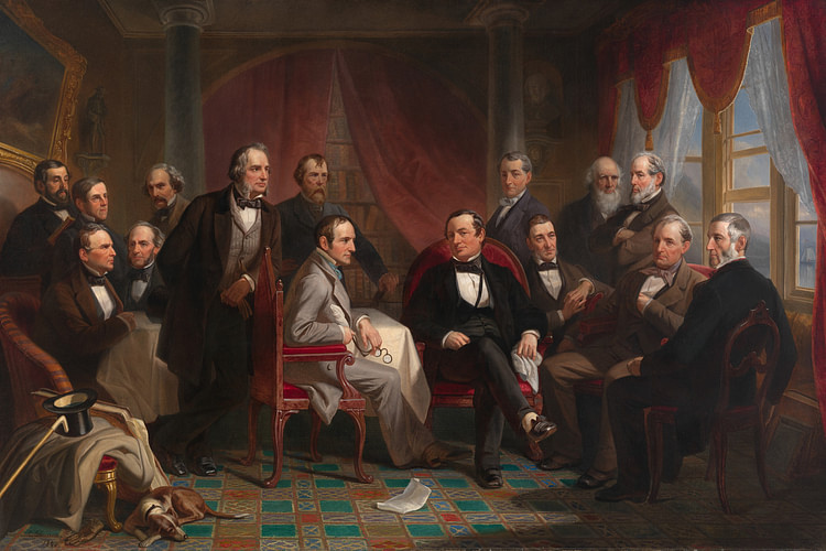 Washington Irving and his Literary Friends at Sunnyside