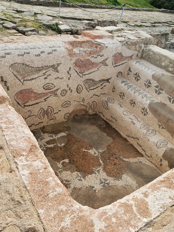 Cold Water Pool, Roman Baths at Milreu, Portugal