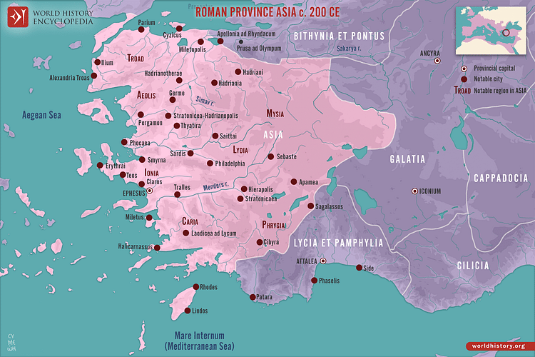 Roman Province Asia c. 200 CE