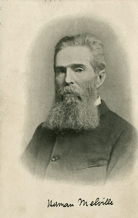 Portrait Postcard of Herman Melville